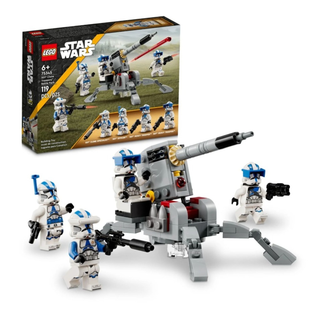 LEGO/STAR WARS/501st CLONE TROOPERS BATTLE PACK/ 75345 / BRAND NEW / SEALED
